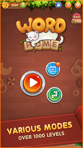 Word Home - Cat Puzzle Game screenshot