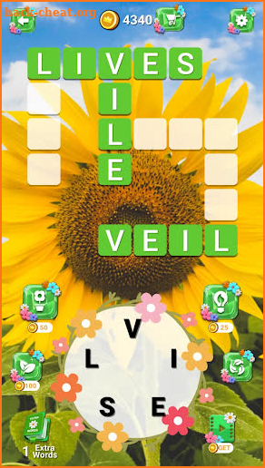 Word Link Flower- Crossword screenshot