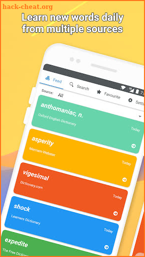 Word of the Day - Learn & build english vocabulary screenshot