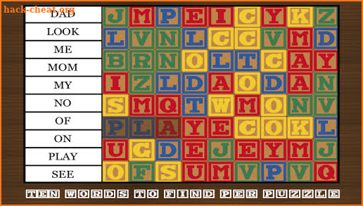 Word Owl's Word Search - Kindergarten Sight Words screenshot