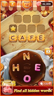 Word Puzzle - Connect and Cook Fever screenshot