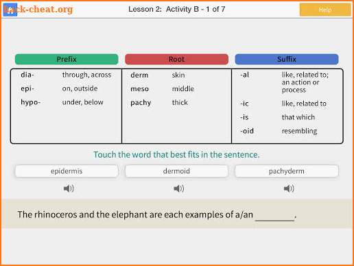 Word Roots Level 3 screenshot