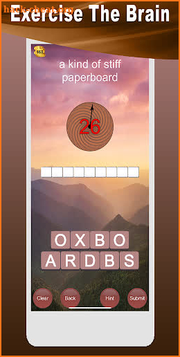 Word Scramble Vocabulary Game screenshot