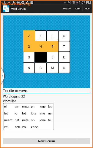 Word Scrum screenshot