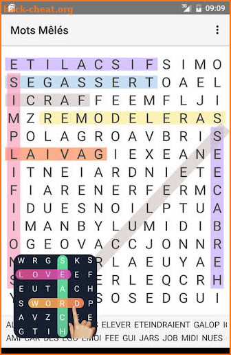 Word Search Black 2 screenshot