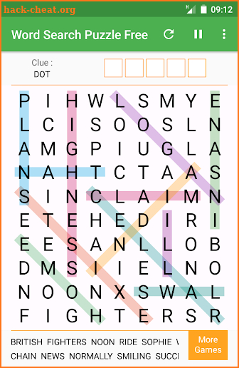 Word Search Free : the amazing word game ! screenshot