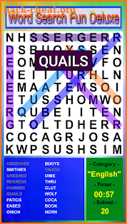 Word Search Fun Deluxe screenshot