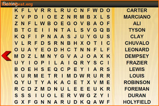 Word Search Sports Team Games screenshot