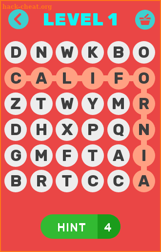 Word Search ~ USA States screenshot