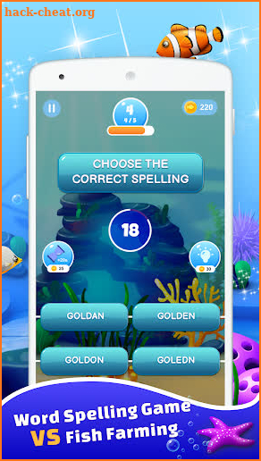 Word Spelling Fish - Aquarium screenshot