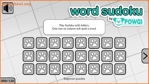 Word Sudoku by POWGI screenshot