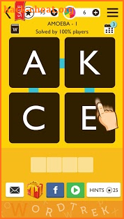 Word Trek - Word Brain streak - hand made puzzles screenshot