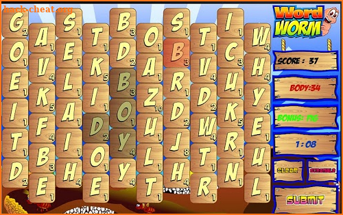 Word Worm HD screenshot