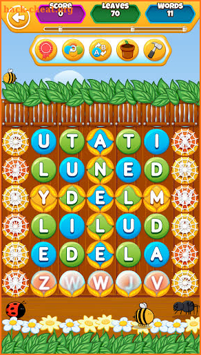 WordBuzz: The Honey Quest screenshot