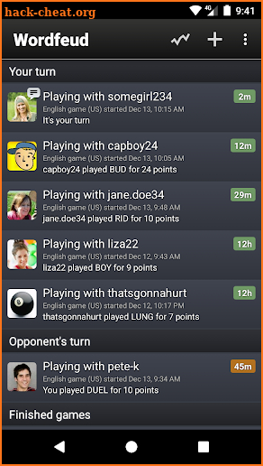 Wordfeud FREE screenshot