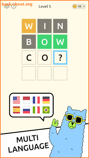 Wordiest: word guessing puzzle screenshot