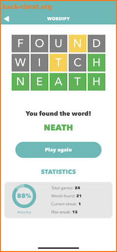 Wordify - Word Challenge screenshot