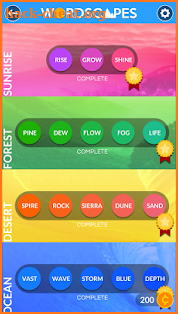 Wordscapes screenshot