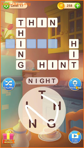 Wordsdom Connect 3- Use Crossy to Connect Word screenshot