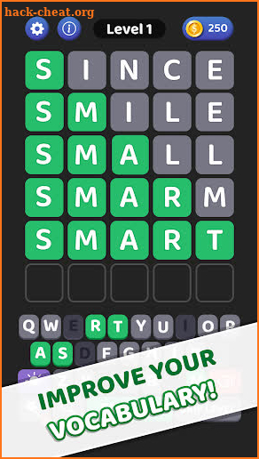 Wordy - Daily Word Challenge screenshot