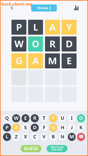 Woriddle! Word guess challenge screenshot