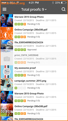 Workfront Proof screenshot