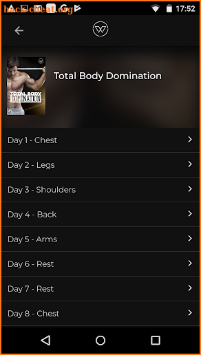 Workout Programs screenshot