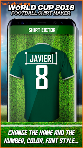 World Cup 2018 Football Shirt Maker screenshot