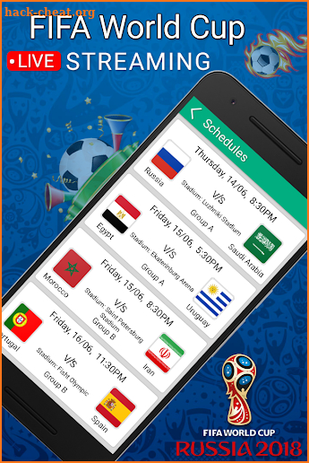 World Cup 2018 Live : Football Live TV & Score screenshot