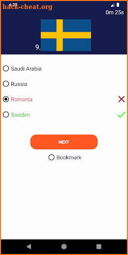 World Flags Quiz screenshot