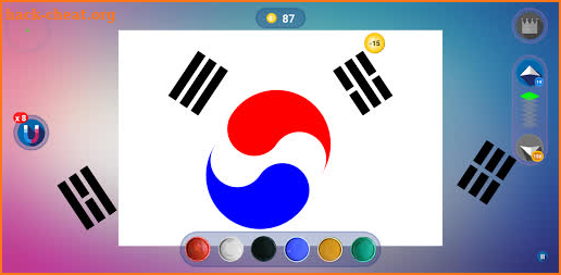 World flags quiz ❓ guess 🤔 paint 🎨 trivia🧠🇦🇿 screenshot