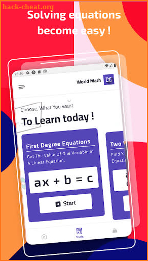 World Math - Homework Solve screenshot