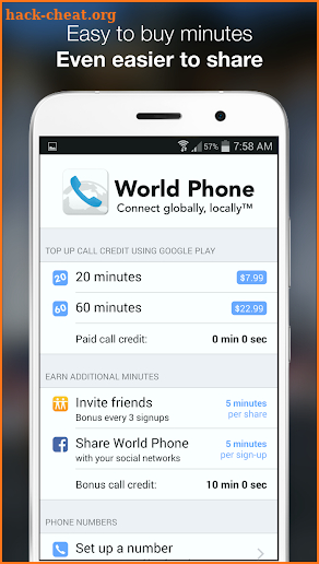 World Phone screenshot