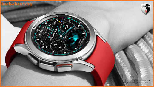 World Time Map Watchface 020 screenshot