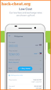 WorldRemit Money Transfer screenshot