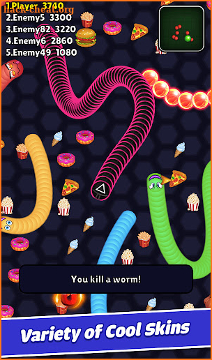 Worm io: Slither Snake Arena screenshot