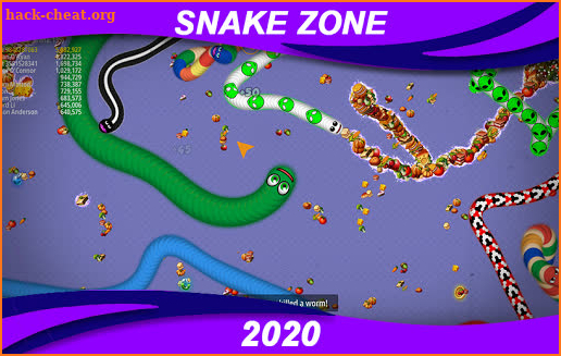 Worm Snake Zone : worm snake io screenshot