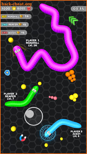 Worms Clash - Snake Games screenshot