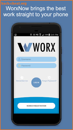 Worx screenshot