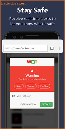 WOT Mobile Security Check & Website Protection screenshot