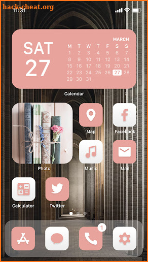 Wow Salmon White Theme screenshot