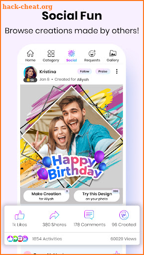 Wowfie - Selfie Photo Editor screenshot