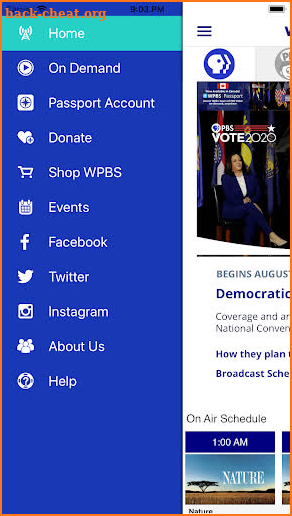 WPBS App screenshot