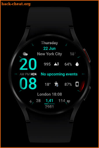 WR 001 Digital Watch Face screenshot