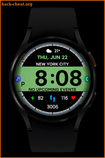 WR 002 Digital Watch Face screenshot