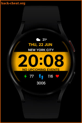 WR 002 Digital Watch Face screenshot