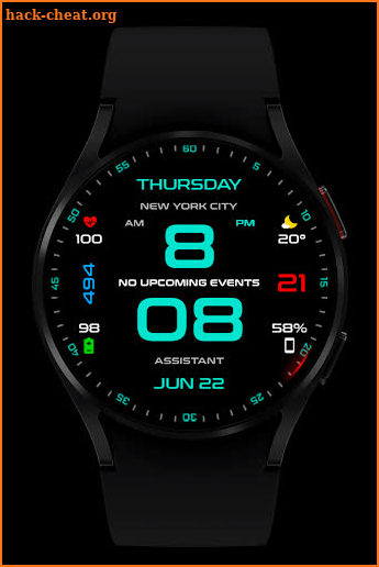 WR 003 Digital Watch Face screenshot