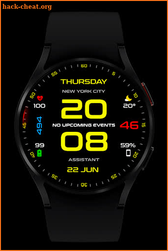 WR 003 Digital Watch Face screenshot