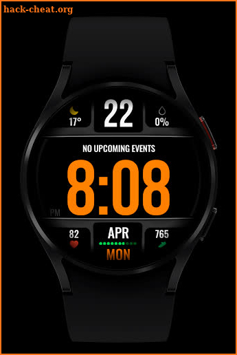 WR 018 Digital Watch Face screenshot