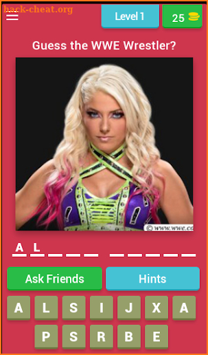 Wrestling Divas Quiz screenshot